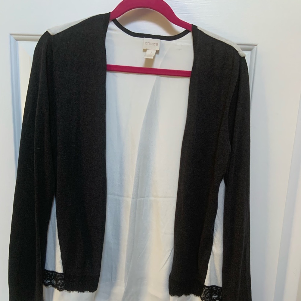 Chicos Never worn open sweater/jacket